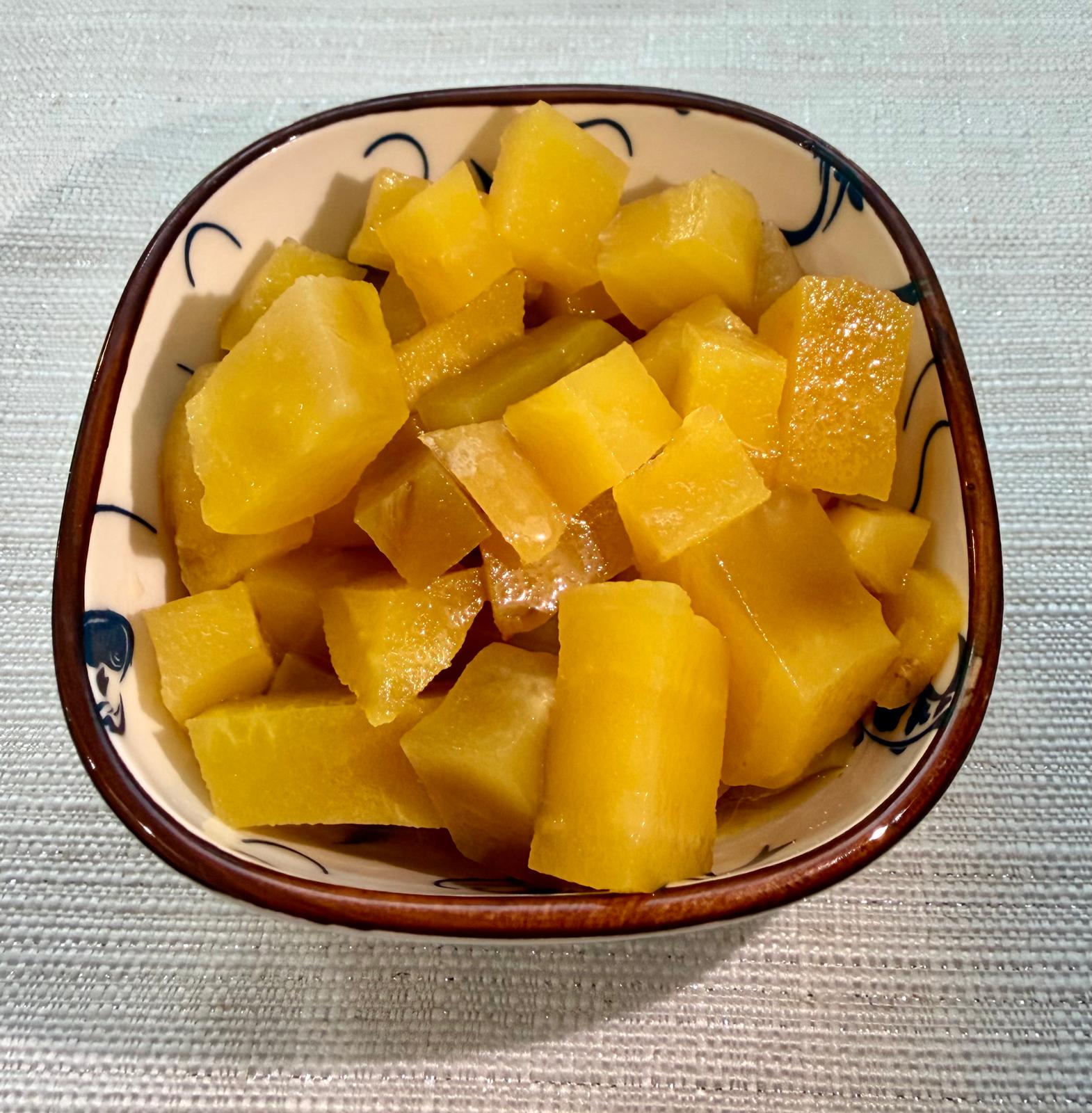 Marinated yellow beets
